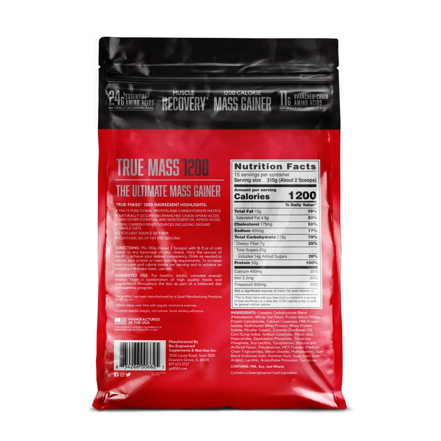 BSN True Mass 1200 10.38 Lbs