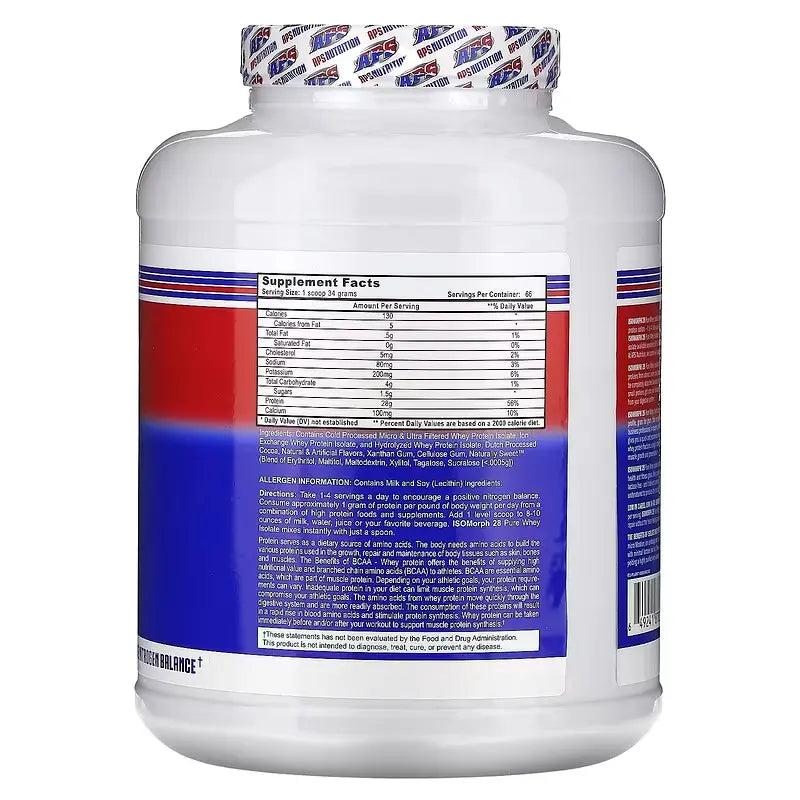 APS Isomorph 28 Pure Whey Isolate – 5 lbs (2.27 kg)