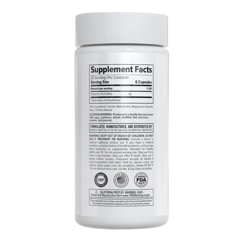 Finaflex Pure Test – Precursor de Testosterona de Alta Pureza (120 Cápsulas)