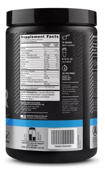 Optimum Nutrition Platinum Igniter 380gr