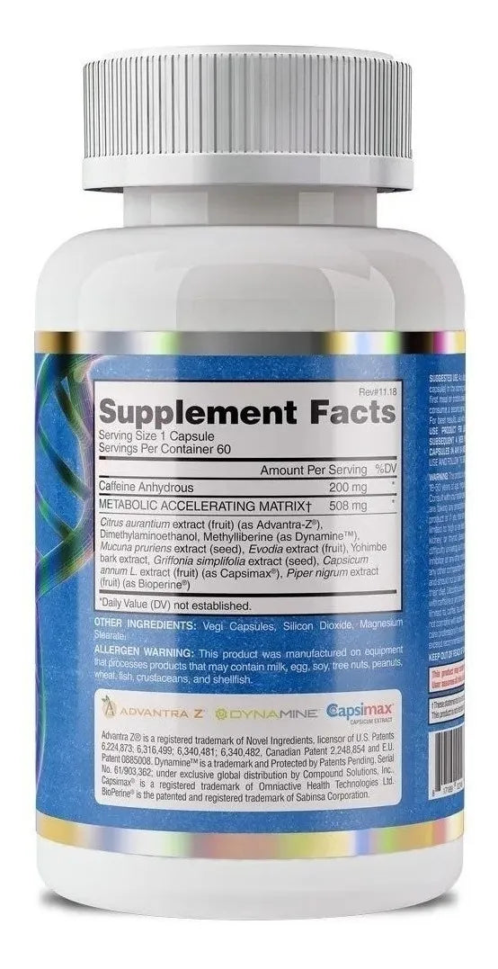 Evogen Lipocide Xtreme – Quemador de Grasa Metabólico de Máxima Resistencia (30 Cápsulas)