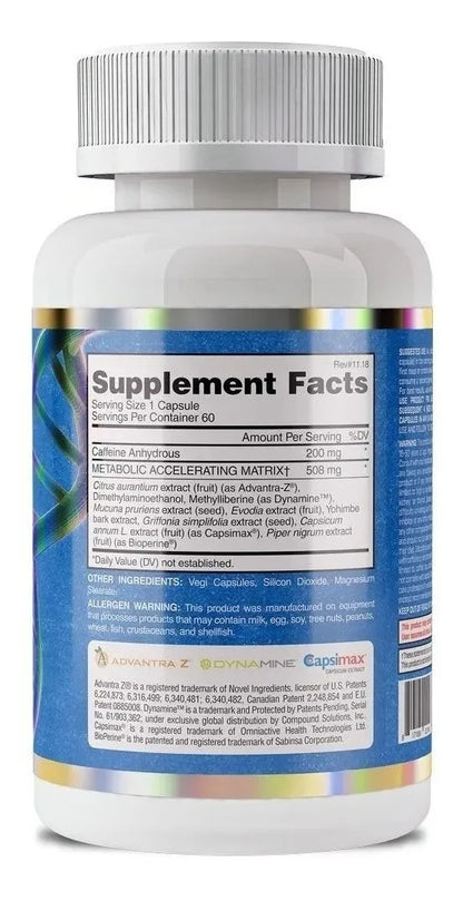 Evogen Lipocide Xtreme – Quemador de Grasa Metabólico de Máxima Resistencia (30 Cápsulas)