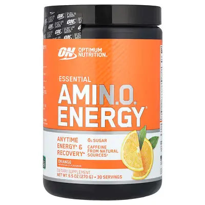 Optimum Nutrition Essential Amino Energy – Energía y Recuperación (270g / 30 Servicios / Sabor Naranja)