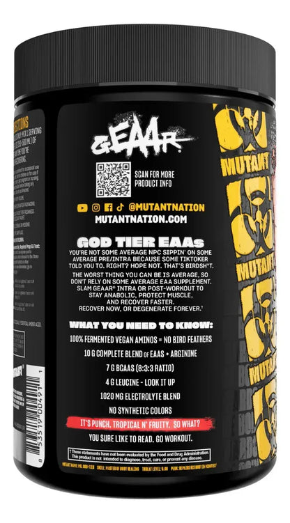 Mutant gEAAr – Aminoácidos Esenciales Completos con Electrolitos (30 Servicios)