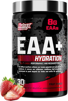 Nutrex EAA + Hydration – Aminoácidos Esenciales y Electrolitos (30 Servicios)