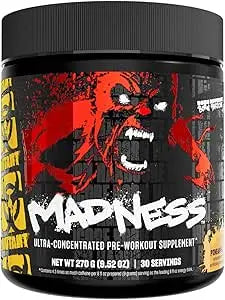 Mutant Madness – Pre-Entreno de Alta Intensidad y Enfoque (30 Servicios / Sin Azúcar)