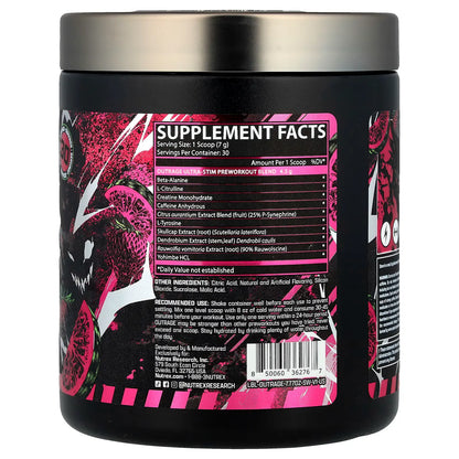 Nutrex Research Outrage Ultra Stim Pre Workout – 7.77 oz (220 g)