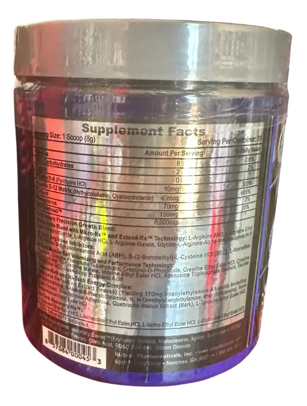N.O. Overload Pre-Workout – 39 Servicios