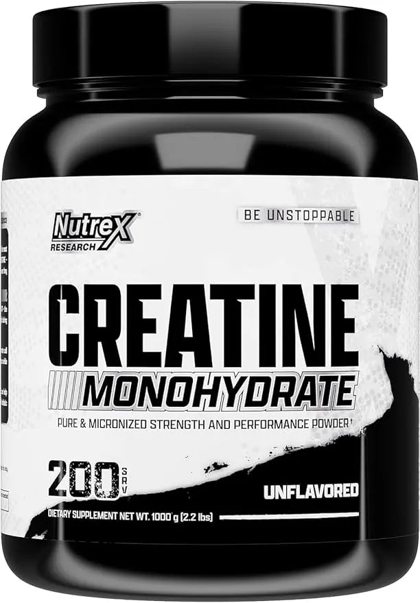 Nutrex Research – Monohidrato de Creatina Micronizada (1000g / 200 Servicios)