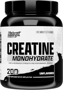 Nutrex Research – Monohidrato de Creatina Micronizada (1000g / 200 Servicios)