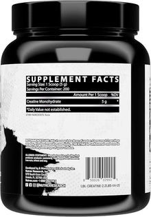 Nutrex Research – Monohidrato de Creatina Micronizada (1000g / 200 Servicios)