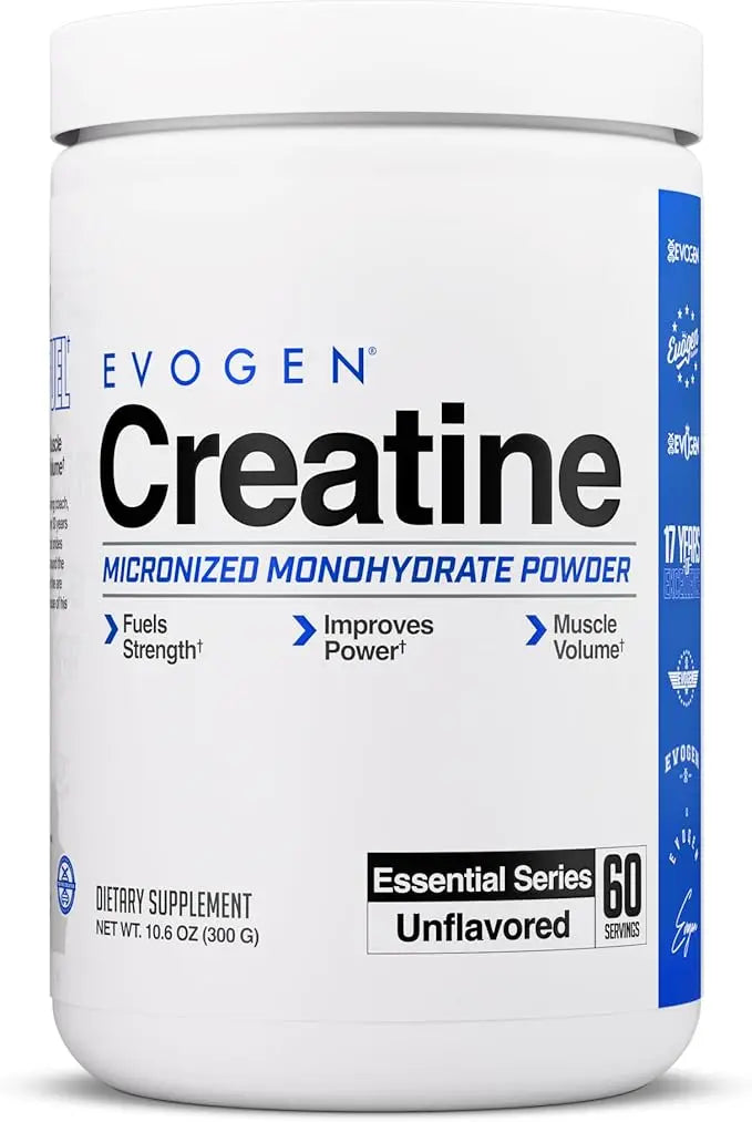 Evogen Creatine – Monohidrato de Creatina Micronizada (300g / 60 Servicios)