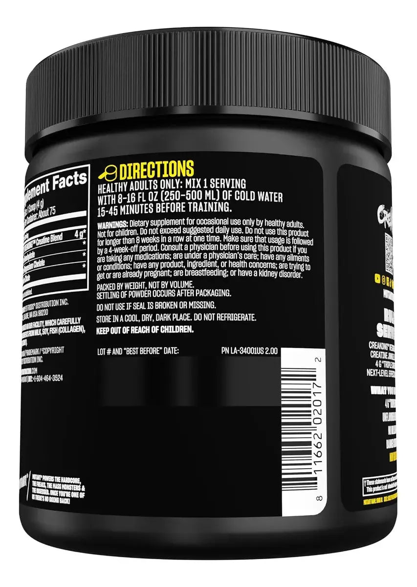Mutant CreaKong – Mezcla de Creatina Triple (300g / 75 Servicios)