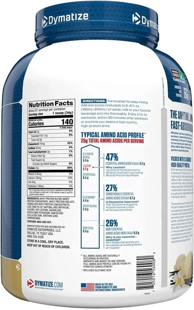 Dymatize ISO 100 Proteína Hydrolyzed 5 Lbs
