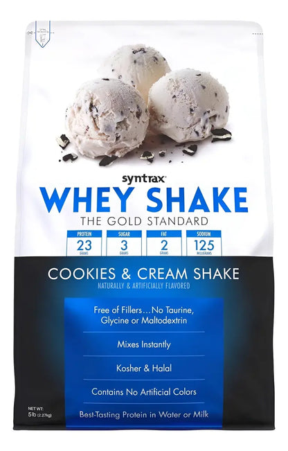 Syntrax Whey Shake - Proteína de Suero de Alta Calidad (5 Lbs)