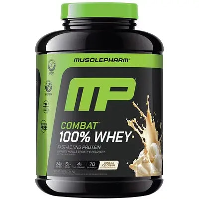 MusclePharm Combat – Mezcla de Proteína de Liberación Prolongada (5 Lb)
