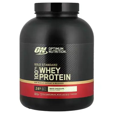 Optimum Nutrition Gold Standard 100% Whey – Mezcla de Proteína Aislada y Concentrada (5 Lb)