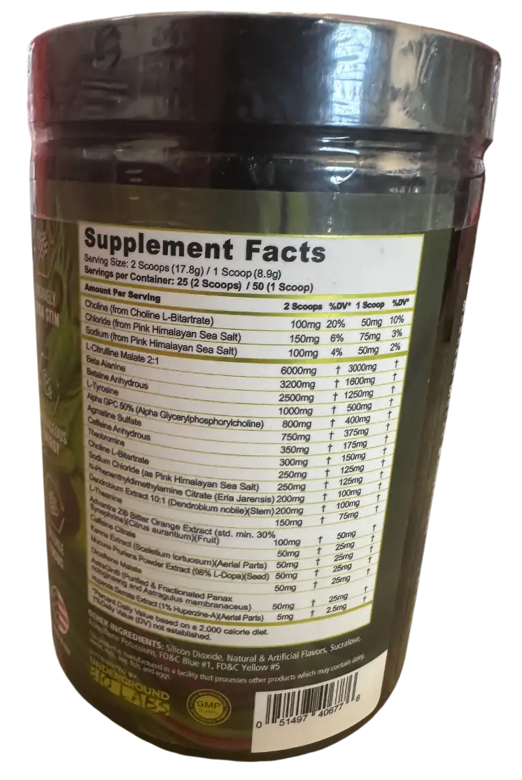 Rampage Pre-Workout Edición Limitada – Goblin Juice