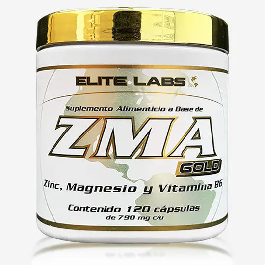 ZMA Gold – Complejo de Zinc, Magnesio y Vitamina B6 (90 Cápsulas / 30 Serv)