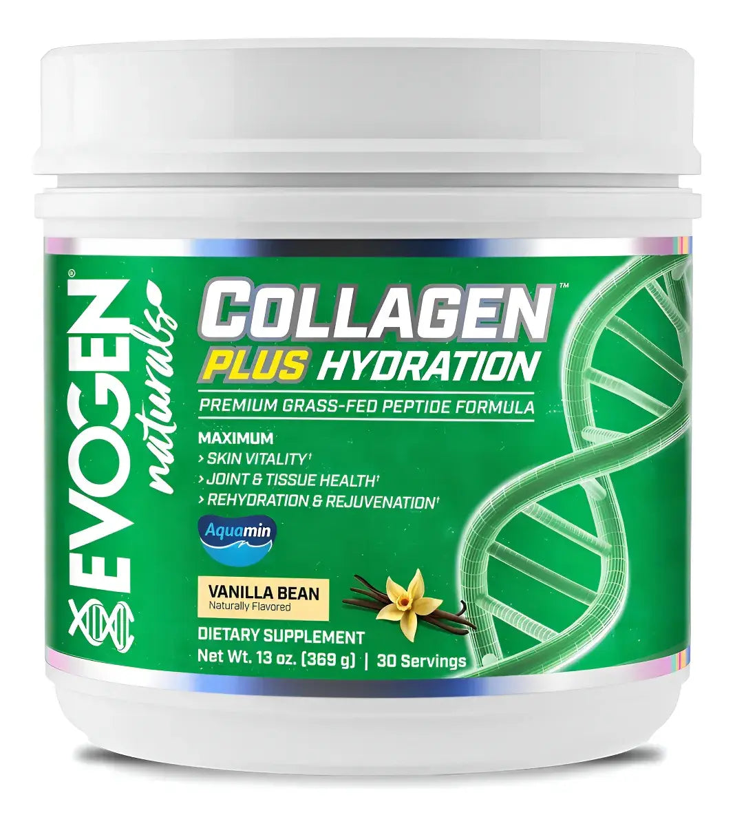 Evogen Collagen Plus Hydration (30 serv) - Colágeno Avanzado con Hidratación