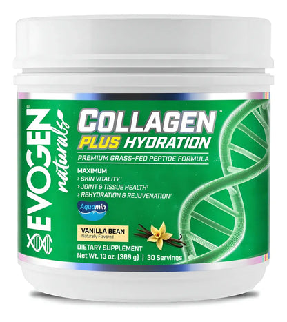 Evogen Collagen Plus Hydration (30 serv) - Colágeno Avanzado con Hidratación