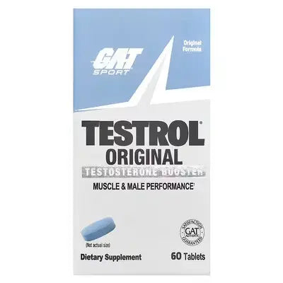 GAT Sport Testrol Original (60 tabs) - Potenciador de Testosterona y Vitalidad