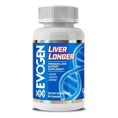 Evogen Liver Longer – Soporte Hepático Premium con TUDCA, NAC y Cardo Mariano (84 Cápsulas)