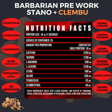 Bioteck Pharma Barbarian Pre-Workout – 350 g (35 Servicios)