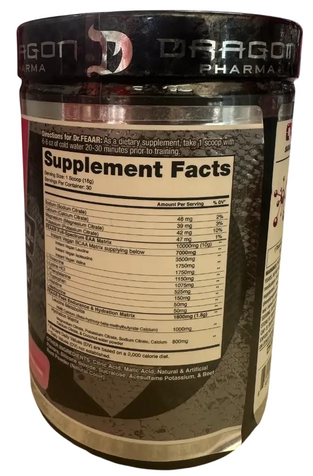 Dragon Pharma Dr. FEAAR – Matriz Avanzada de EAAs de Espectro Completo (30 Servicios)