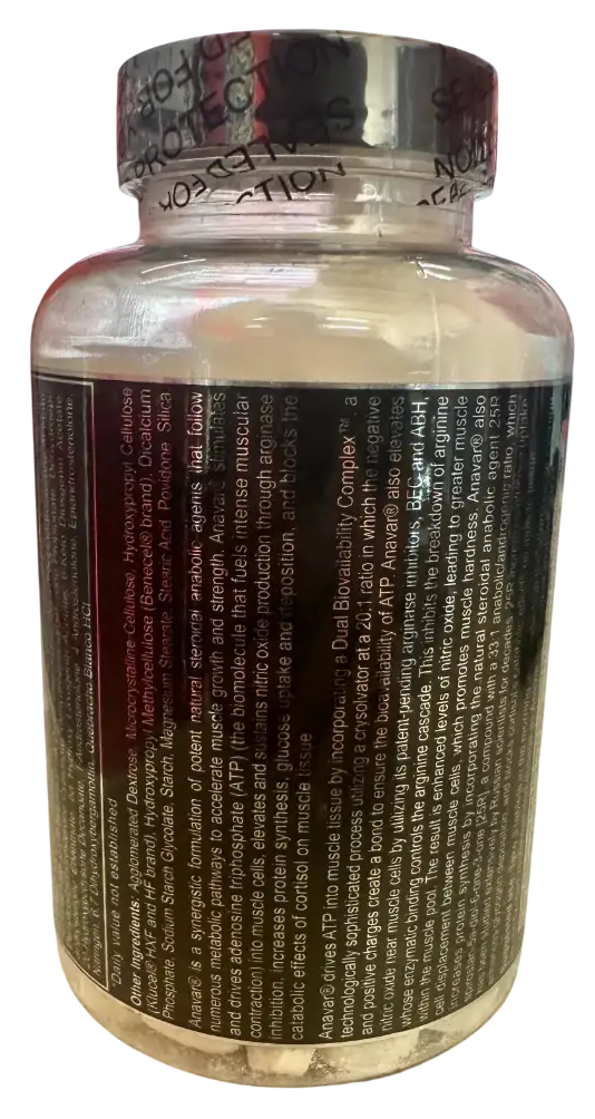 Hi-Tech Pharmaceuticals Anavar – Activador de Síntesis de Proteína y Óxido Nítrico (180 Tabletas)