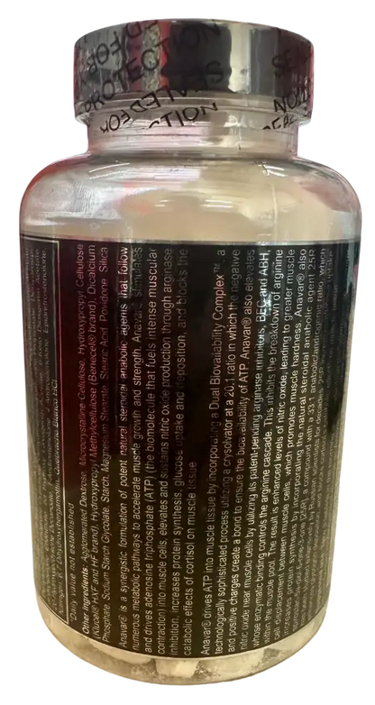 Hi-Tech Pharmaceuticals Anavar – Activador de Síntesis de Proteína y Óxido Nítrico (180 Tabletas)