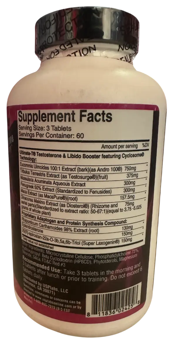 USPlabs Pink Magic – Potenciador de Testosterona y Dureza Muscular (180 Tabletas)