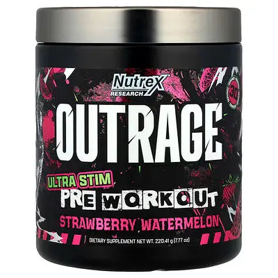 Nutrex Research Outrage Ultra Stim Pre Workout – 7.77 oz (220 g)
