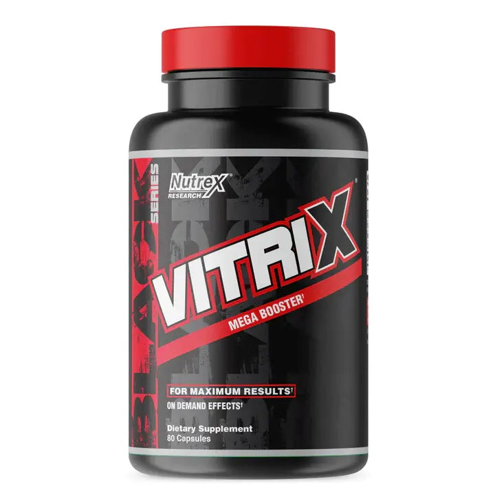 Nutrex Vitrix – Potenciador de Testosterona y Vitalidad de Acción Rápida (80 Cápsulas Líquidas)