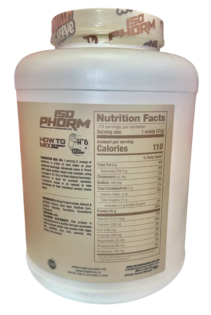 Dragon Pharma IsoPhorm – Proteína Isolatada Hidrolizada (5 Lb)