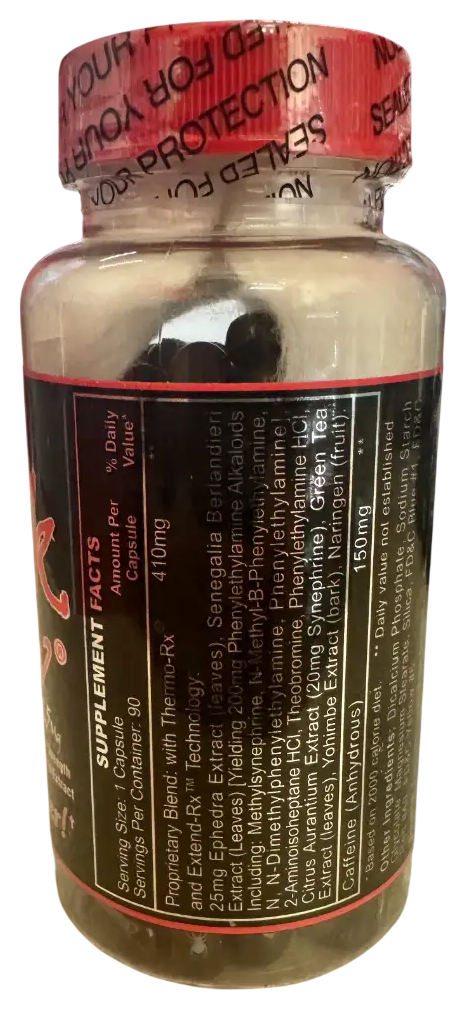 Hi-Tech Pharmaceuticals Black Widow – Termogénico de Intensidad Extrema (90 Cápsulas)