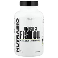 NutraBio Omega-3 – Aceite de Pescado Ultra Purificado y Destilado Molecularmente