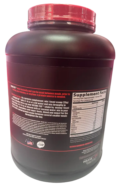 Insane ISO 3.9 Lb – Proteína Isolatada de Máxima Pureza