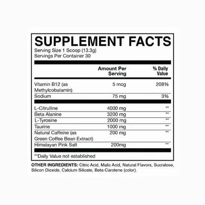 Raw Cbum Essential Pre-Workout – Sabor Champion Mentality (30 Servicios)
