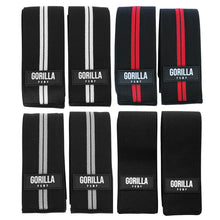 Rodilleras de Cinta Gorilla Pump – Vendas de Soporte Extremo para Sentadilla y Powerlifting