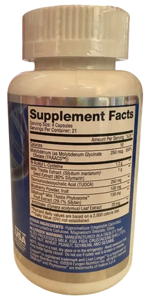 Evogen Liver Longer – Soporte Hepático Premium con TUDCA, NAC y Cardo Mariano (84 Cápsulas)
