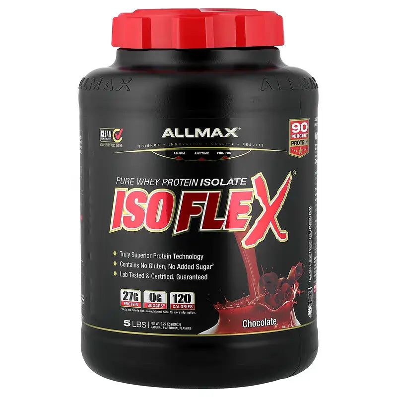 ALLMAX ISOFLEX Pure Whey Protein Isolate – Chocolate 5 lbs (2.27 kg)