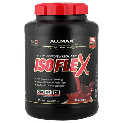 ALLMAX ISOFLEX Pure Whey Protein Isolate – Chocolate 5 lbs (2.27 kg)