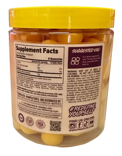 Finaflex Creatine Gummies – Monohidrato de Creatina en Gomitas (120 Gomitas)