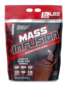 Nutrex Mass Infusion – Ganador de Masa de Alta Densidad (12 lb / 5.4 kg)