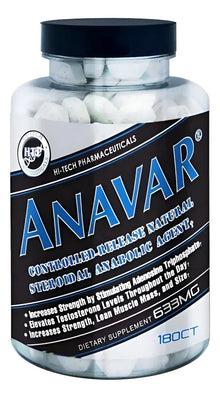Hi-Tech Pharmaceuticals Anavar – Activador de Síntesis de Proteína y Óxido Nítrico (180 Tabletas)