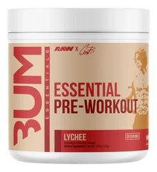 Cbum Essential Pre-Workout – Sabor Lychee (381 g / 30 Servicios)