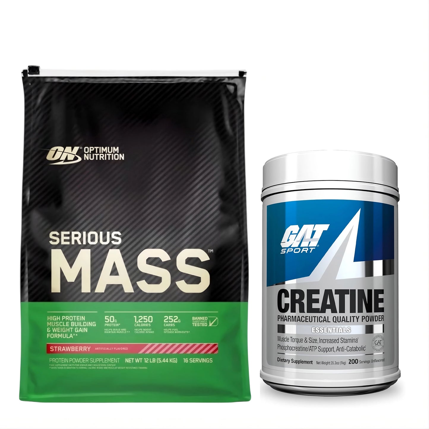 Combo Volumen Básico: Ganador de Masa + Creatina