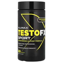 ALLMAX TestoFX Sport – Soporte de Testosterona y Vitalidad (80 Cápsulas)