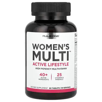 Rule 1 Women's Multi – Multivitamínico para el Estilo de Vida Activo (60 Tabletas)